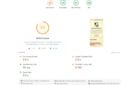 Google Lighthouse performance report showing a score of 83 out of 100, with metrics including First Contentful Paint at 2.6 seconds, Largest Contentful Paint at 2.8 seconds, Total Blocking Time at 30 milliseconds, Cumulative Layout Shift at 0.192, and Speed Index at 3.0 seconds.