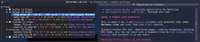 Screenshot of WriterBox v0.1.0 application showing a dark-themed interface with a file browser on the left and document preview on the right. The file browser displays a hierarchical folder structure. The preview pane shows content from 'long_essay.md' with purple hyperlinks